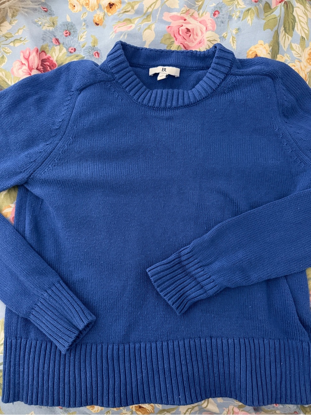 Banana Republic Blue Crewneck Sweater - Woman’s Classic Knit